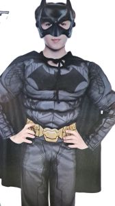 Kids Costumes to Hire - Batman Muscle Suit - 7 Years = BOYS